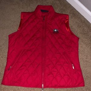 Read Georgia Bulldogs vest: pristine condition
